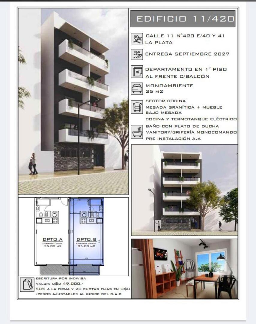 Departamento en Venta en La Plata