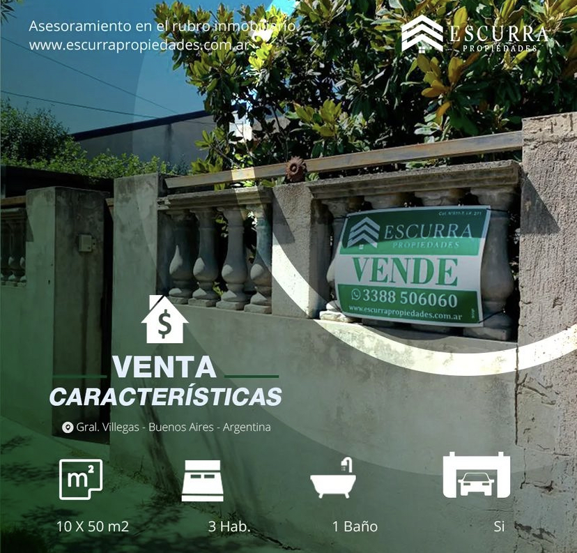 Casa en Venta en General Villegas