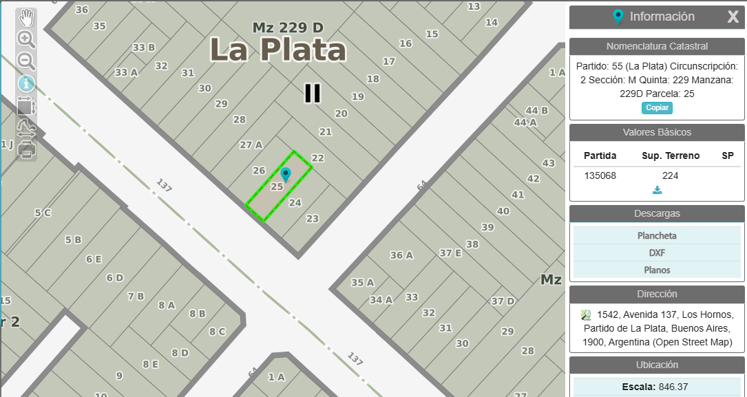 Terrenos y Lotes en Venta en La Plata
